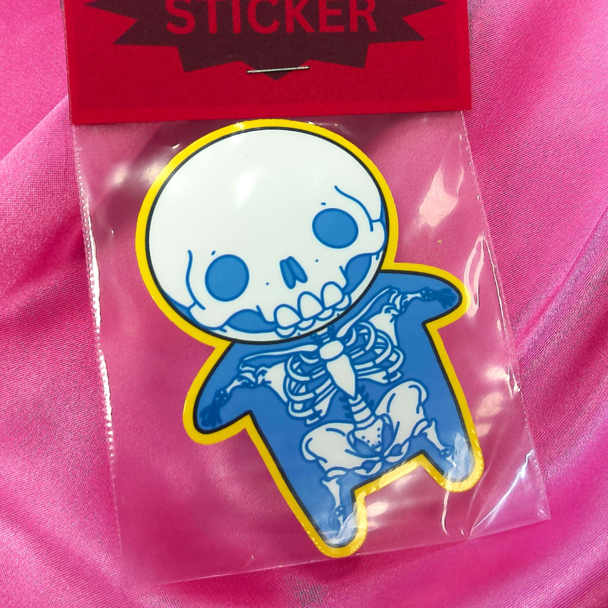 Skeletal System Sticker THE SKELETAL SYSTEM Sticker | FLOWER Art & Design